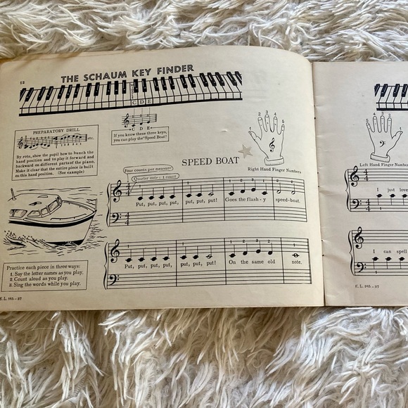WWII-era Belwin "Shaum Piano Course" Music Book (1945) - Picture 5 of 6